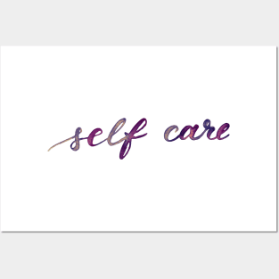 Self care - plum Posters and Art